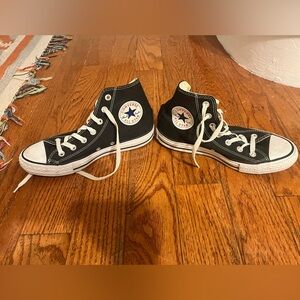 Converse All Star high tops black size 5M 7W